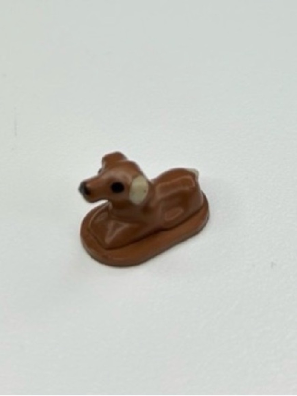Vintage Polly Pocket 1989 Button’s Animal Hospital Brown Dog Figure